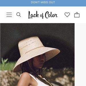 NWT lack of Color THE VISTA Medium 57cm